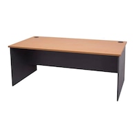 Rapidline Rapid Worker Open Desk W1800 x D900 x H730mm Beech/Ironstone
