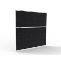 RAPIDLINE SHUSH30 SCREEN 30mm Thick H1200 x W1200mm Black Fabric White Frame