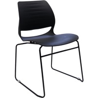 RAPIDLINE VIVID CHAIR PP Stackable Black