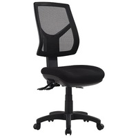 RIO HIGH BACK Task Chair METRO BLACK FABRIC 