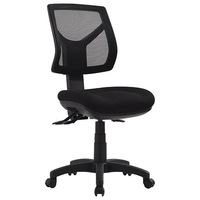 RIO LOW BACK Task Chair METRO BLACK FABRIC 