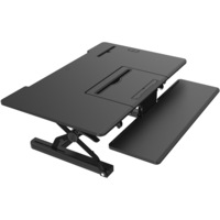 SYLEX ARISE ERGOLATOR STRAIGHT WORKSTATION 1000mm x 670mm x 20mm Black