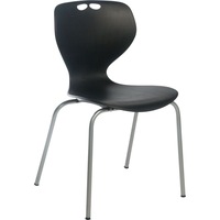 SYLEX MATA CHAIR 4 Legs No Arms Black 