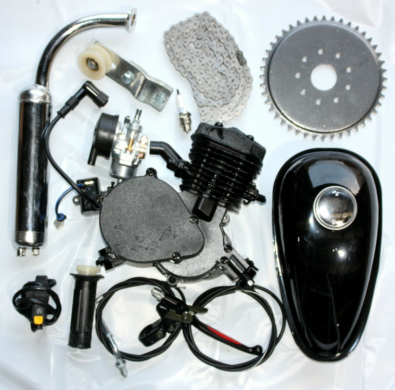 80cc push best sale bike engine