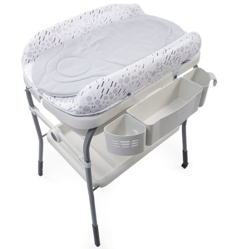 Buy Chicco Cuddle & Bubble Bath and Changer Cool Grey MyDeal