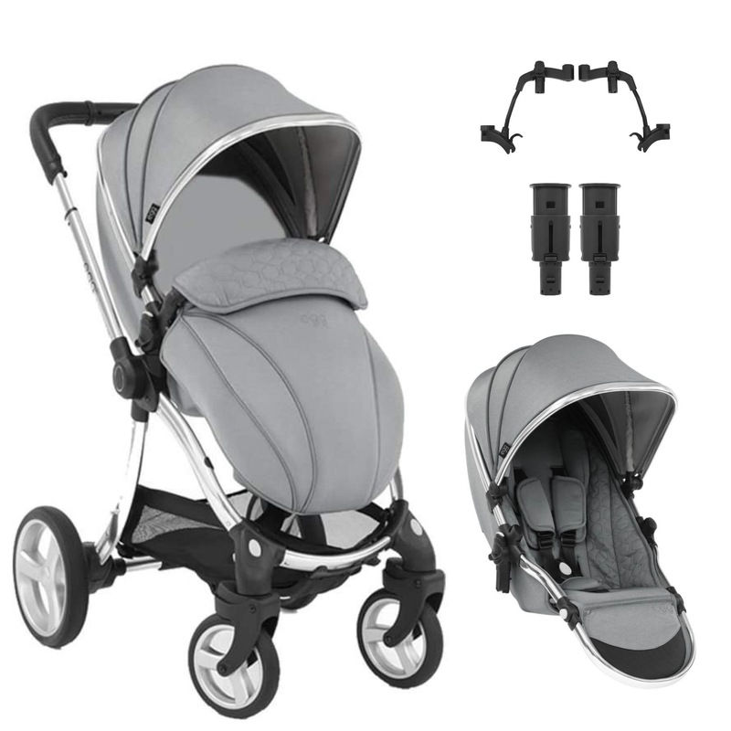 Buy Egg 2 Stroller With Tandem 2nd Seat + Tandem Adapter + Height ...