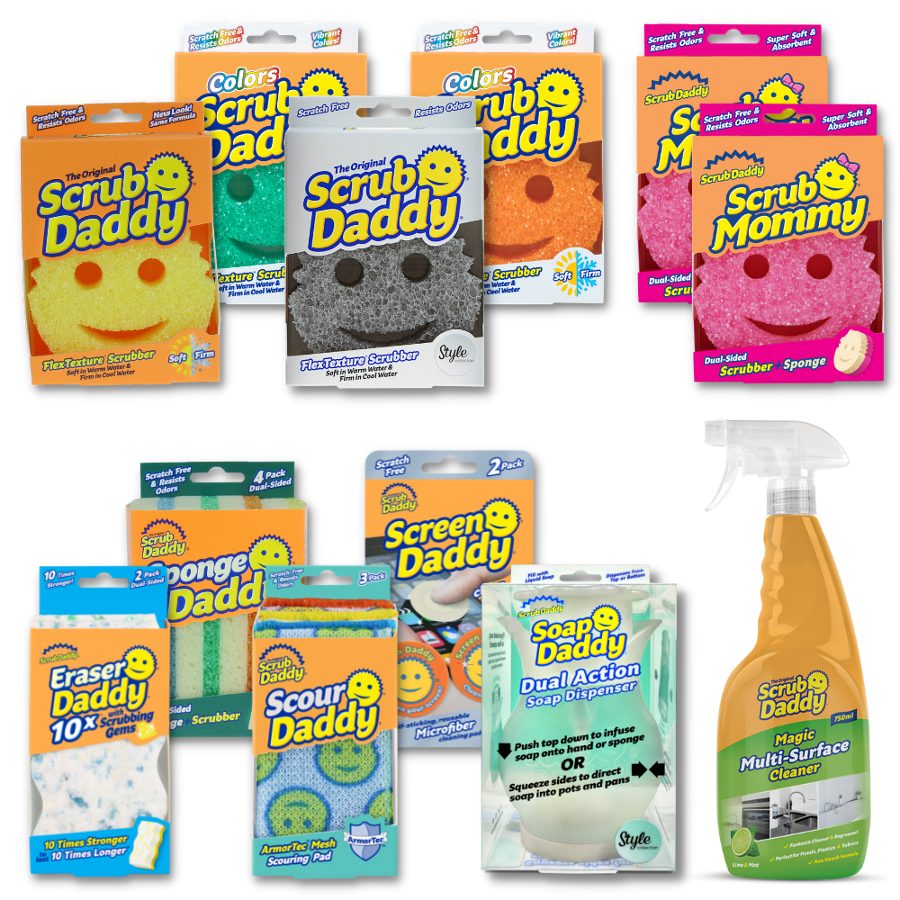 Scrub Daddy Ultimate Pack - 12 Pieces