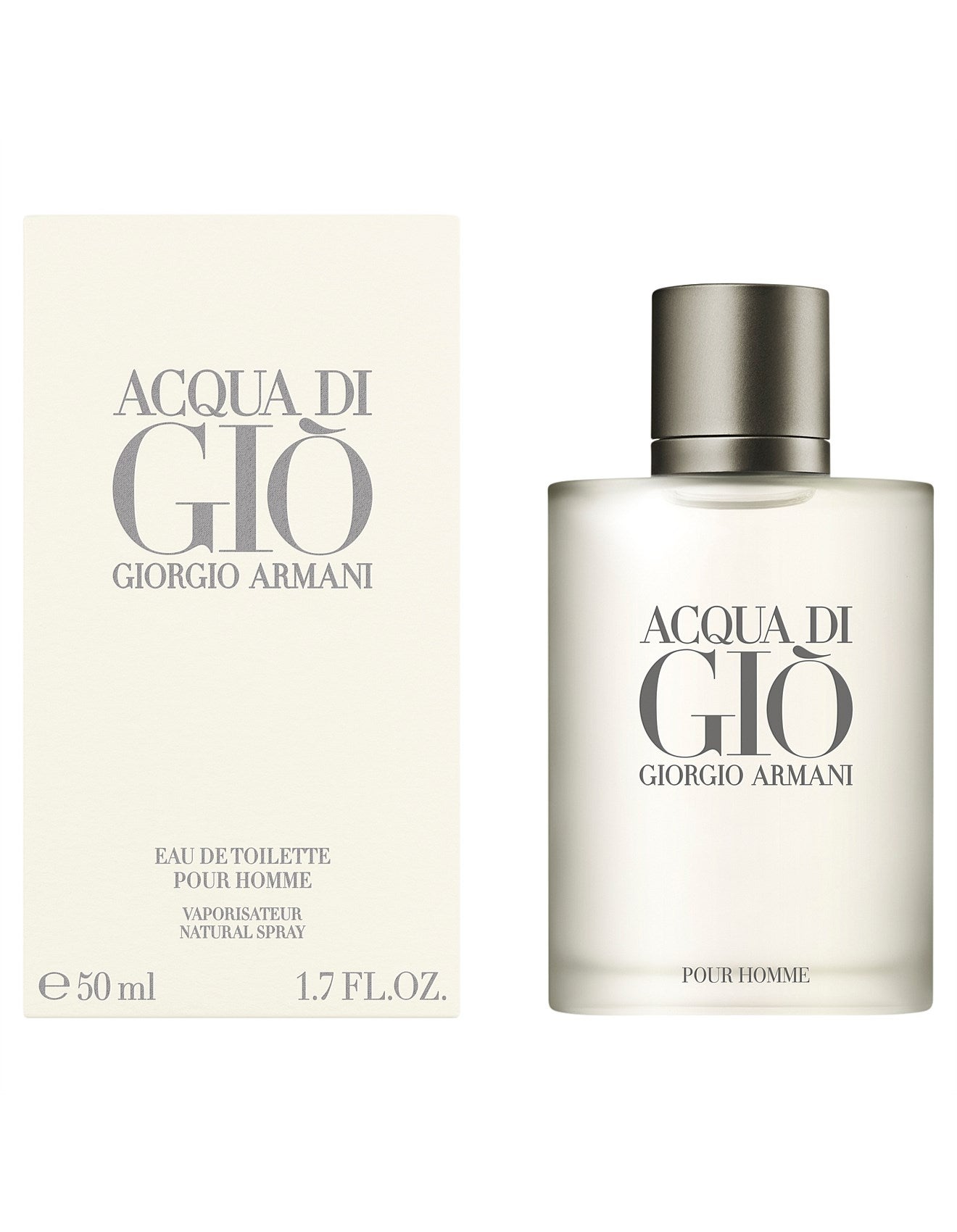 Acqua Di Gio by Giorgio Armani for Men Eau de Toilette (Bottle) - 50ml