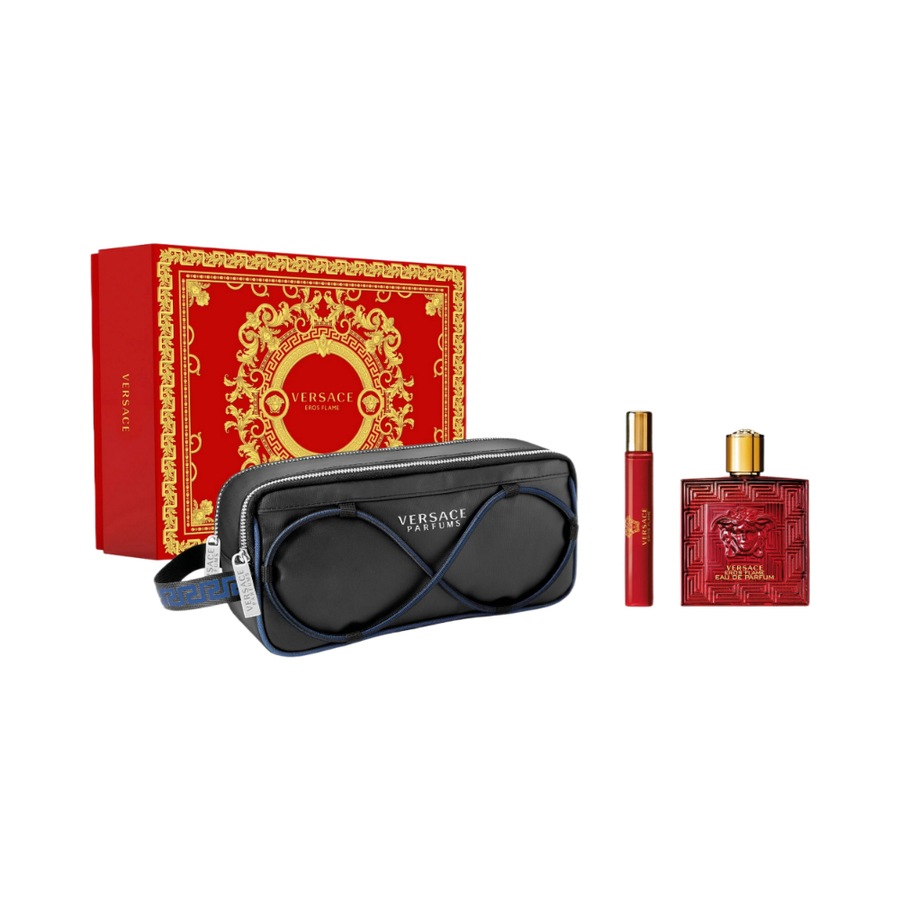 Versace Eros Flame 3 Piece 100ml Eau De Parfum