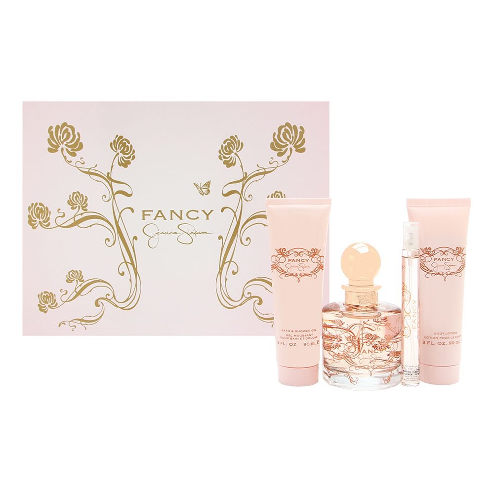 Fancy 4 Piece 100ml Eau de Parfum by Jessica Simpson for Women (Gift Set)