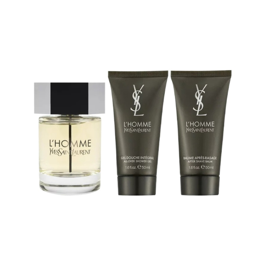 Yves Saint Laurent L'homme 3 Piece 100ml Eau De Toilette