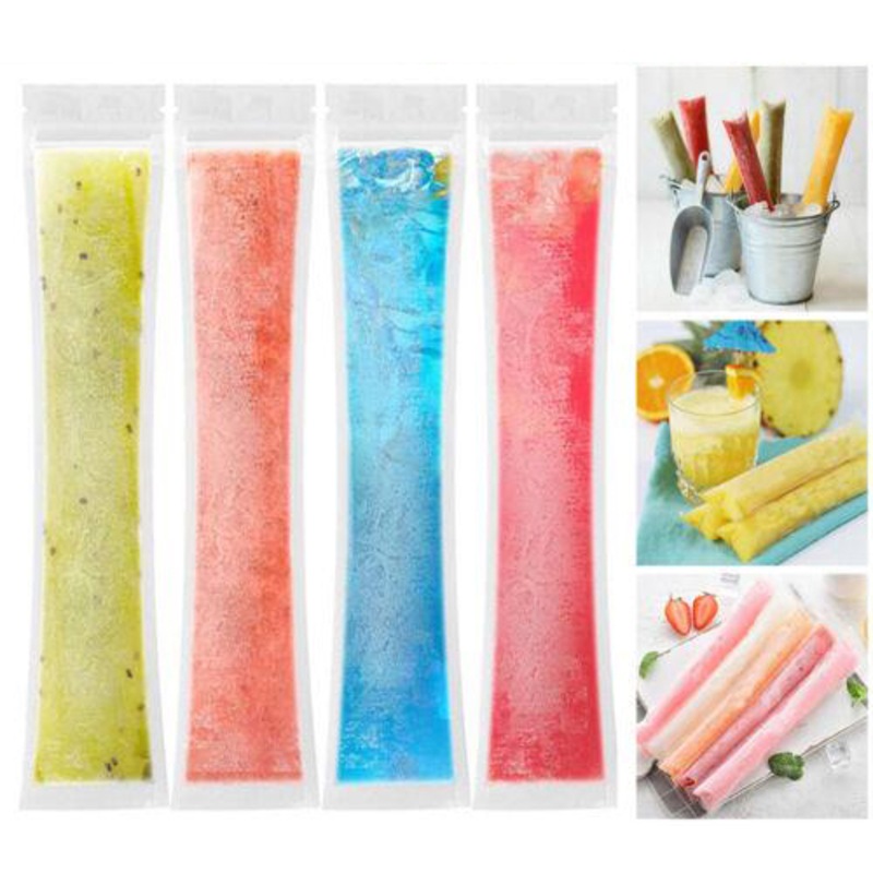 Buy 20100X Disposable Plastic Ice Pop Mold Bags Ice Cream Popsicle Ice Candy Bag MyDeal