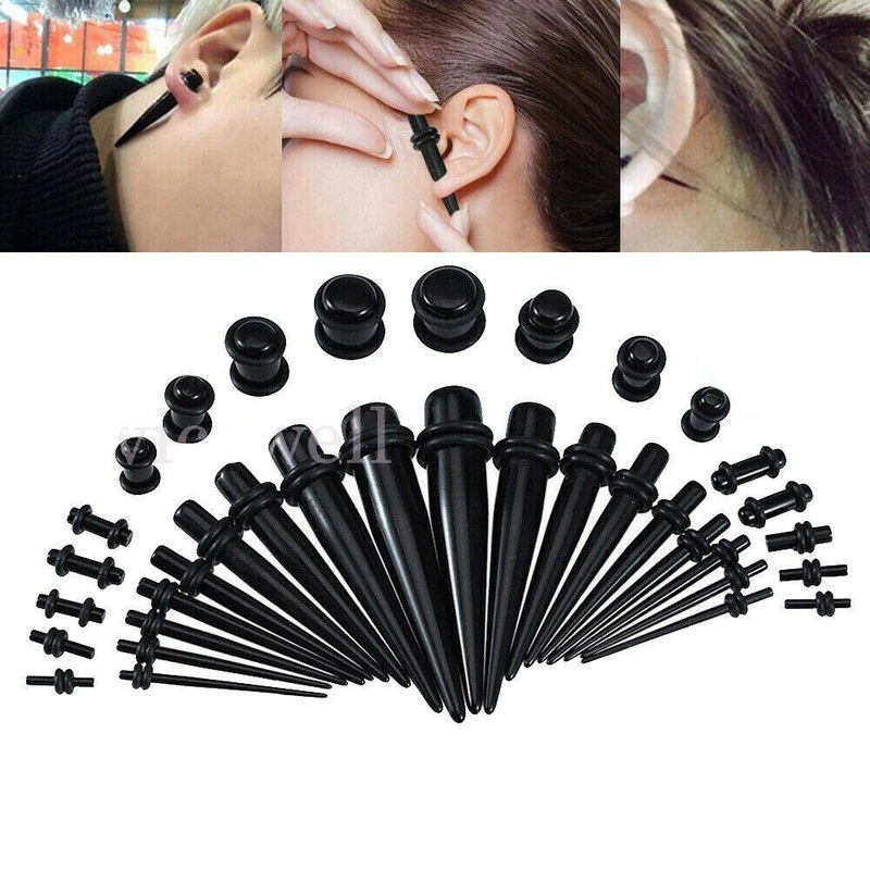 Buy 36pcs Ear Stretching Kit Plug Set Stretch Ear Taper Stretcher