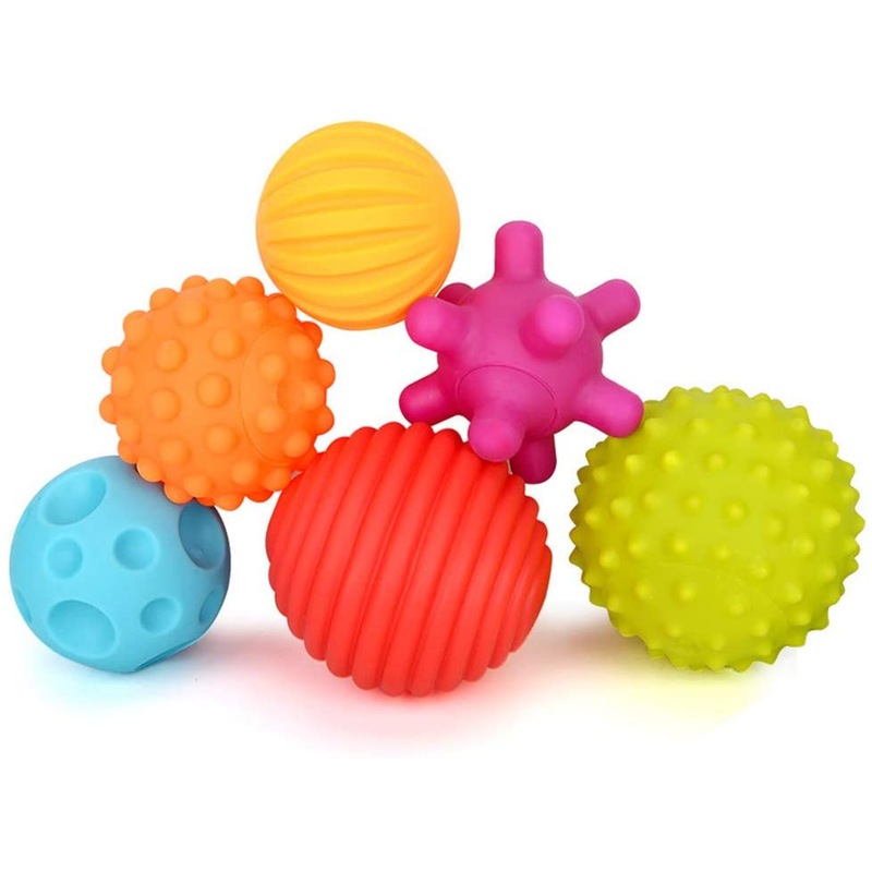Buy Baby Ball Set 6 Packs, Textured Multi Sensory Balls Set Develop