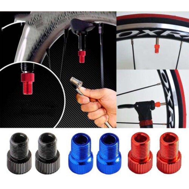 Buy Bicycle Pump Adapters Converter Presta to Schrader Bike Valve Brass