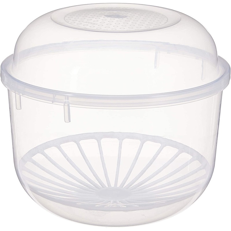 Buy Décor Lettuce and Salad Mix Crisper Container with Removable Rack