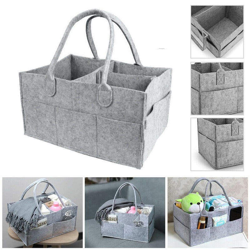 Buy Diaper Caddy Nursery Storage Baby Organizer Basket Nappy Bin Infant