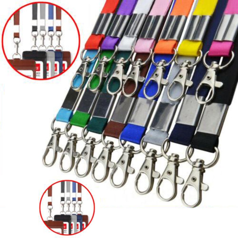 Buy Lanyard ID Key Holder Clip Name Tag ID Card Case Holder Neck Strap