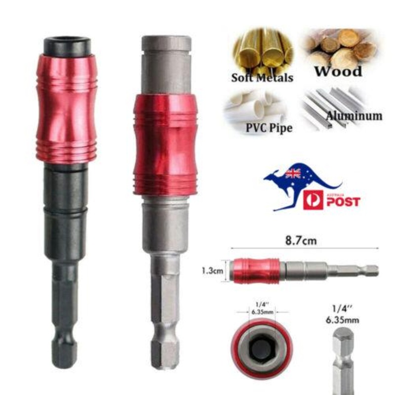 Buy Pivot Drill Bit Holder Steel Impact Pivoting Swivel Screw DrillBit Tip MyDeal