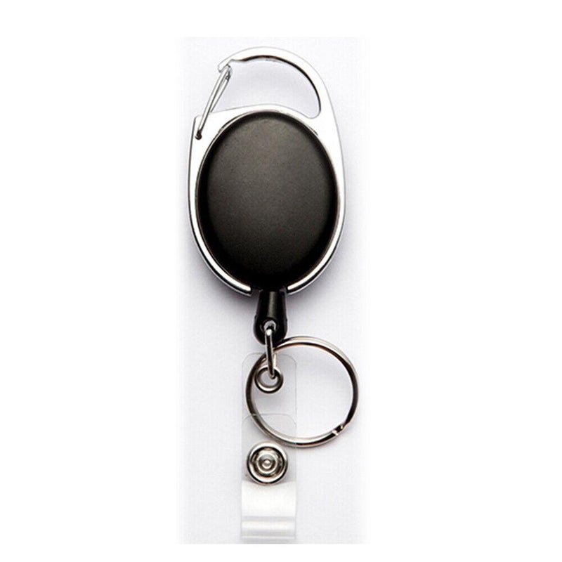 Luxury Quality Retractable Pull Badge Reel Zinc Alloy metal ID Lanyard Name  Tag Card Recoil Belt