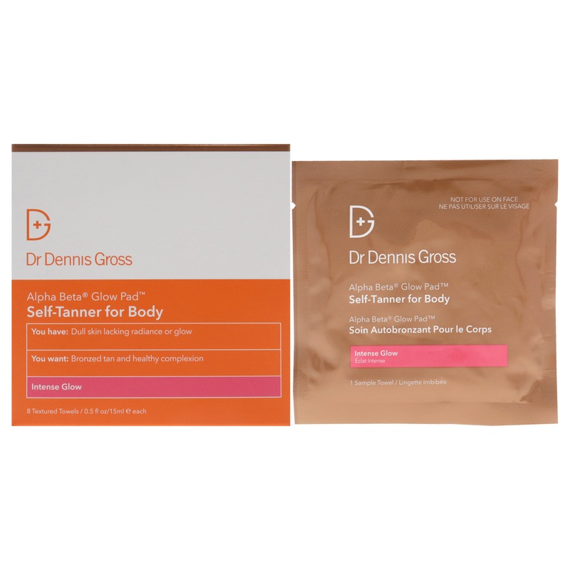Buy Alpha Beta Glow Pad Self Tanner For Body Intense Glow by Dr. Dennis