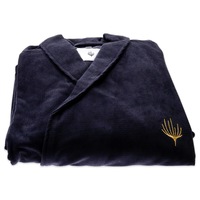 Bathrobe - Charcoal by Tara for Unisex - 1 Pc Bathrobe (4XL)