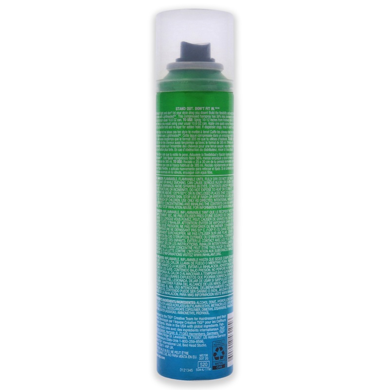 Buy Bed Head Lightheaded Flexible Hold Hairspray by TIGI for Unisex 5