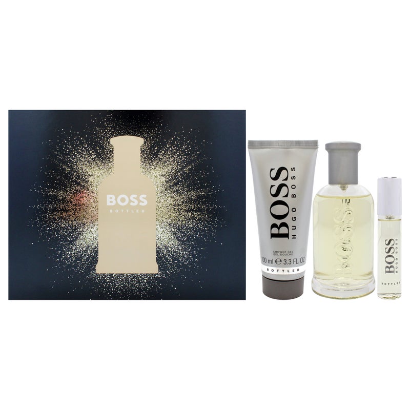 Buy Boss Bottled by Hugo Boss for Men - 3 Pc Gift Set 3.3oz EDT Spray ...