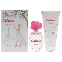 Cabotine Rose by Parfums Gres for Women - 2 Pc Gift Set 3.4oz EDT Spray, 6.8oz Perfumed Body Lotion
