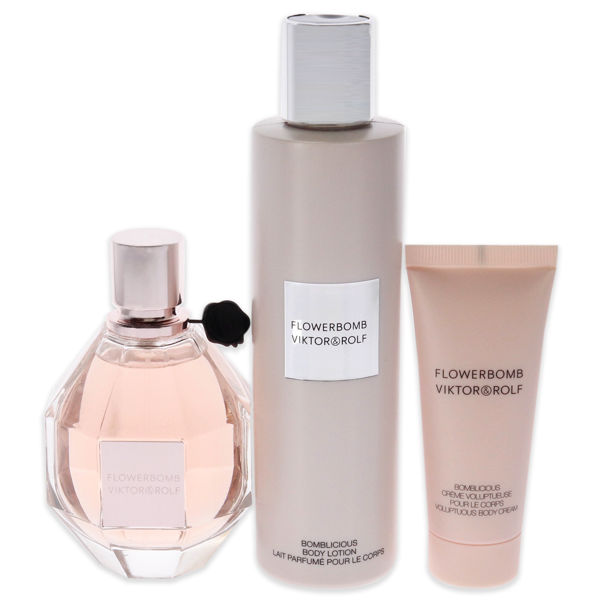 Buy Flowerbomb by Viktor and Rolf for Women 3 Pc Gift Set 3.4oz