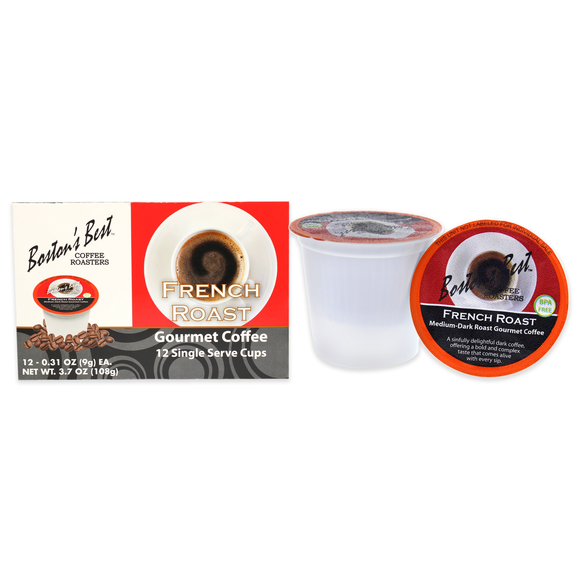 French Roast Gourmet Coffee by Bostons 
