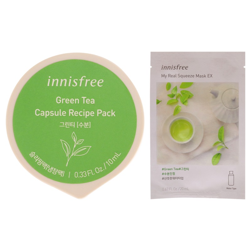 Buy Innisfree Mask Green Tea Kit by Innisfree for Unisex 2 Pc Kit 0