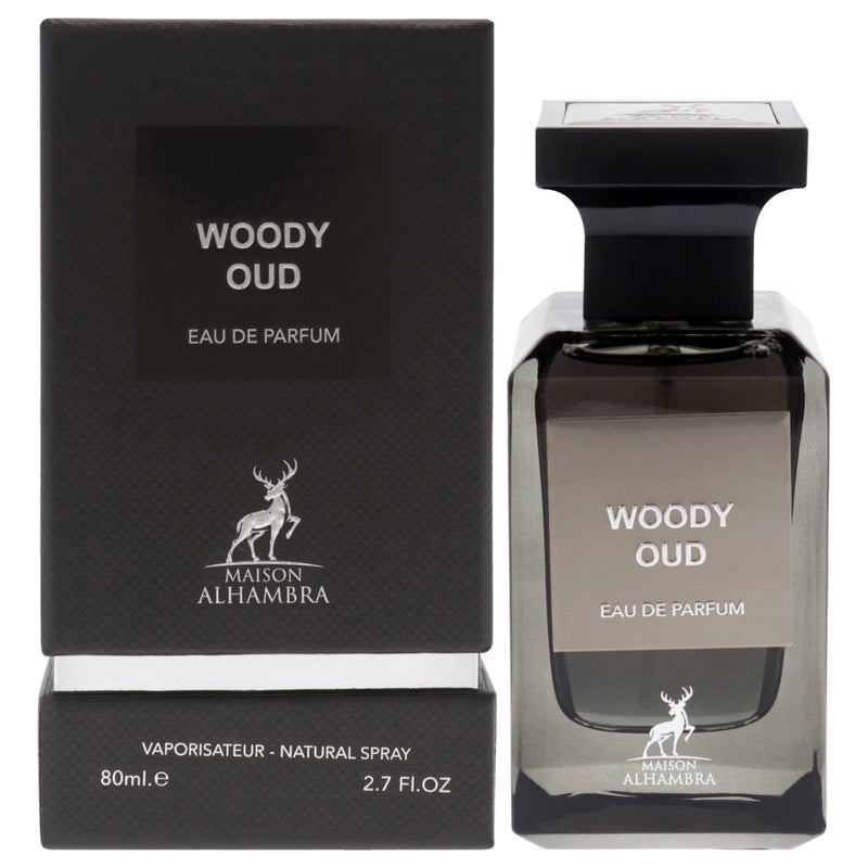 Buy Woody Oud by Maison Alhambra for Men - 2.7 oz EDP Spray - MyDeal