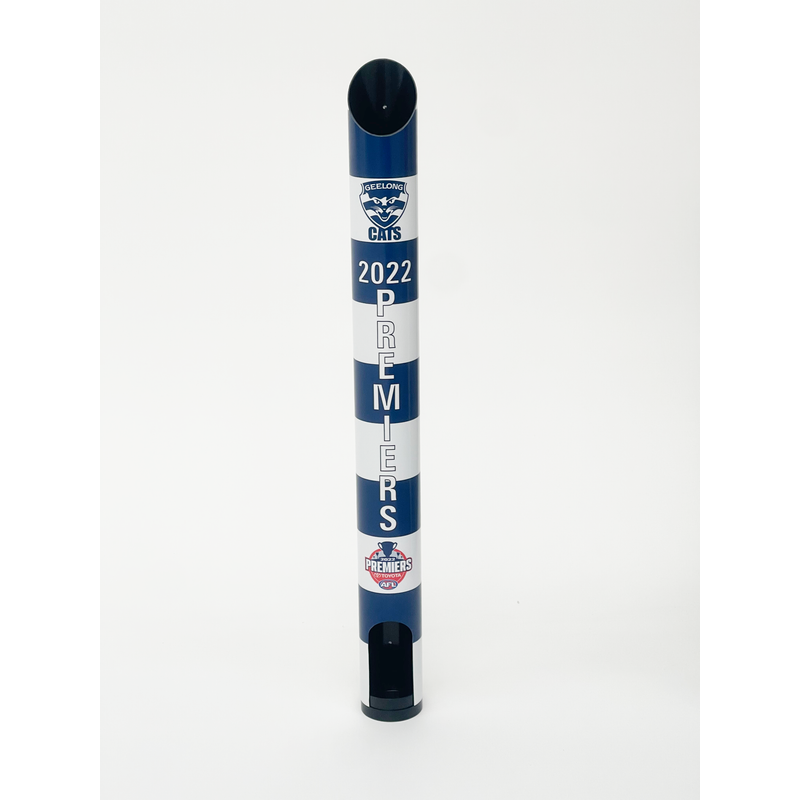 Buy Geelong Cats Premiers 2022 AFL Stubby Holder Dispenser MyDeal