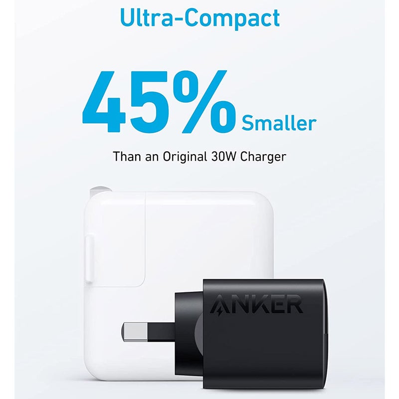 Anker USB C 323 Charger (33W) USB C to Lightning Cable