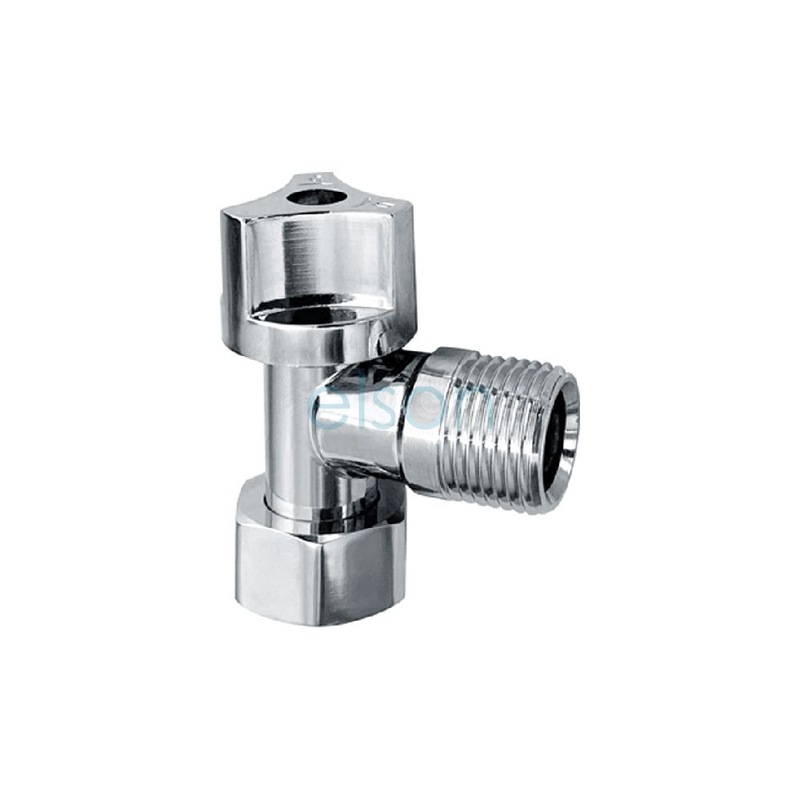 Buy 1/4 Turn Mini Cistern Tap With Non Return Valve Chrome Loose Nut ...