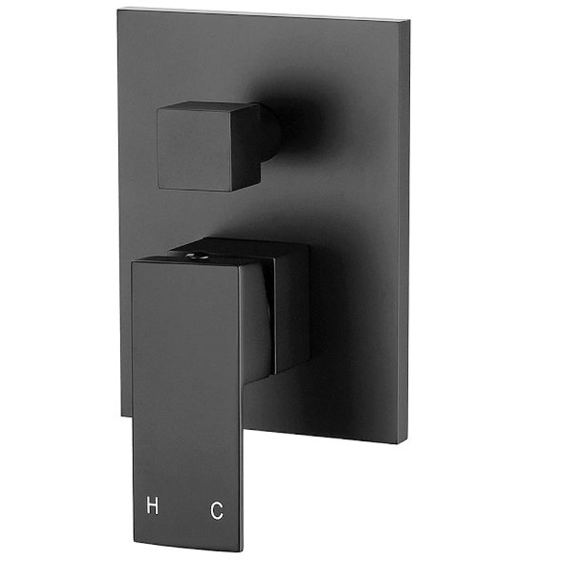 Buy ACQUA BLACK Shower Mixer with Divertor in Matte Black Finish MyDeal