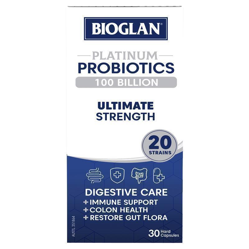 Bioglan Platinum Probiotic 100 Billion 30 Capsules Australia
