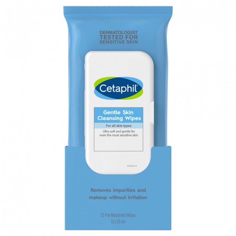Buy Cetaphil Gentle Skin Cleansing Wipes 25pk - MyDeal