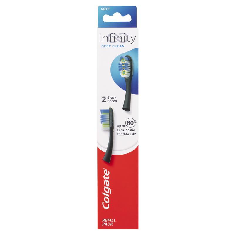 Buy Colgate Toothbrush Infinity Deep Clean Refill 2 Pack - MyDeal Australia