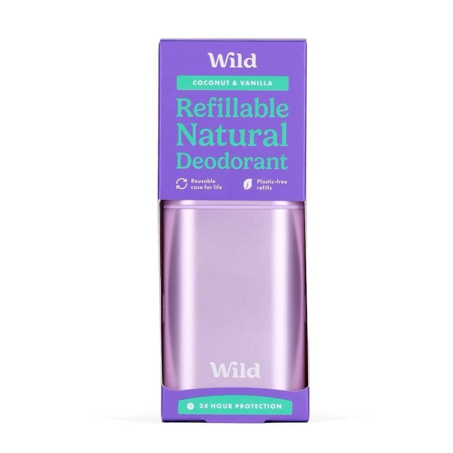 Wild Refillable Natural Deodorant Coconut and Vanilla