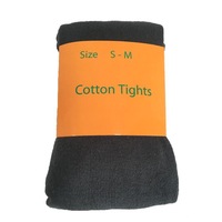 Girls Grey Winter Thick Cotton School Uniform Tights Stockings Size 3-16