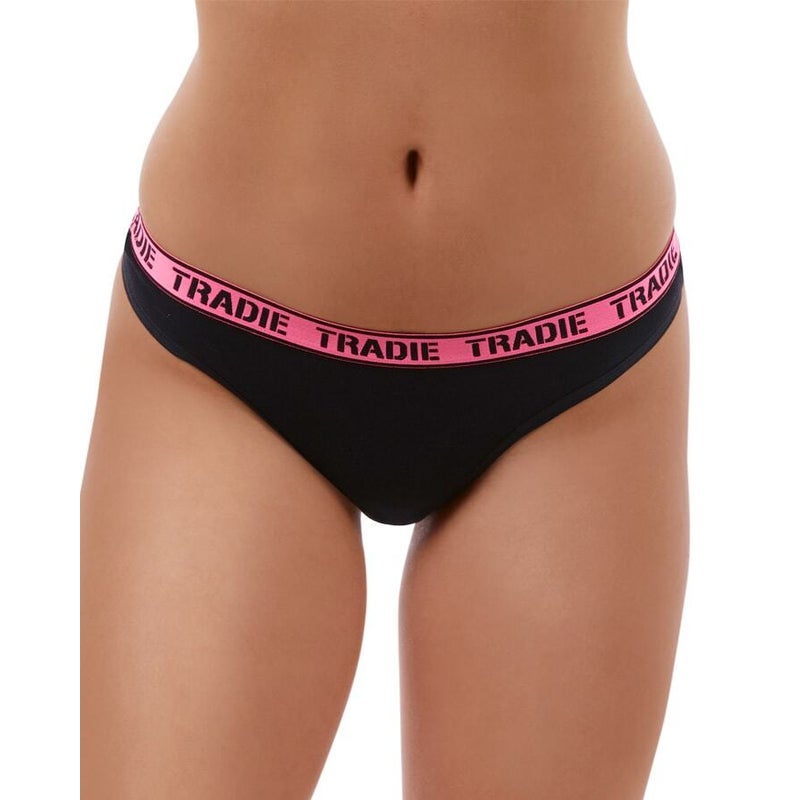 Buy Ladies Tradie 6 Pack Cotton Underwear G-String Briefs Focus