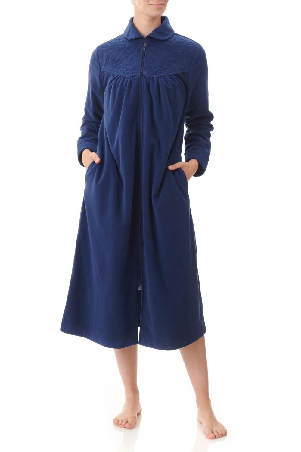 Fluffy Dressing Gown for Women,Ladies Teddy Fleece Nightgowns Full Length  Zip Up Robes Loose Fit Bathrobes with Pockets Supersoft Plush Velvet Pyjamas  Winter Pajamas Long Loungewear UK - Walmart.com