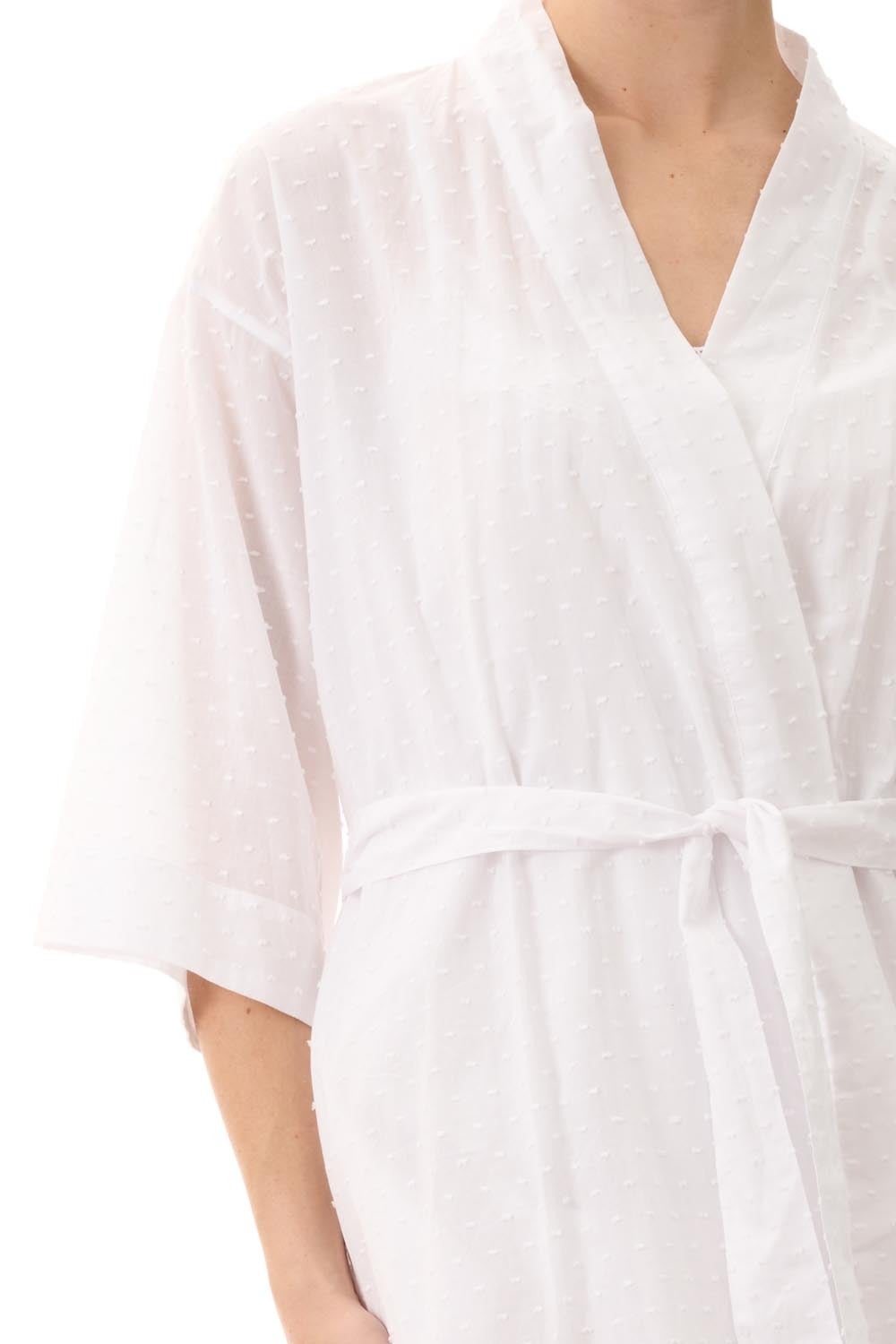 Fleece dressing gown - Cream - Ladies | H&M IN