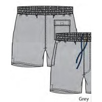 Mens Plain Grey Board Short Swimmers Bathers Swimwear (0273)