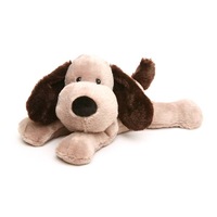 Microwavable Warmies Heat or Cool Pack Brown Puppy Dog Plush Soft