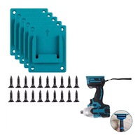10X Slots Tool Holder Bracket Rack for Bosch Makita 18V Lithium Battery Machine