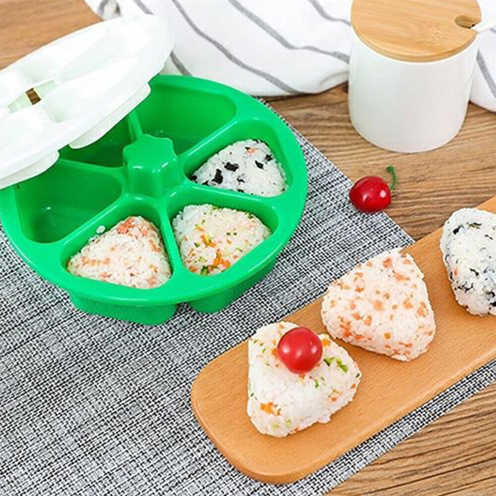 Buy 6 Holes Sushi Mold Onigiri Rice Ball Bento Press Maker Mold Kitchen ...
