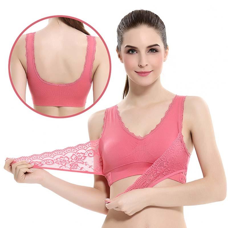 3 Pieces Bras for Women Comfortable Non Wired Brassieres Push Up Lift  Lingerie for Yoga Fitness Sculpting Running Sports Vest Brassiere Beige :  : Fashion